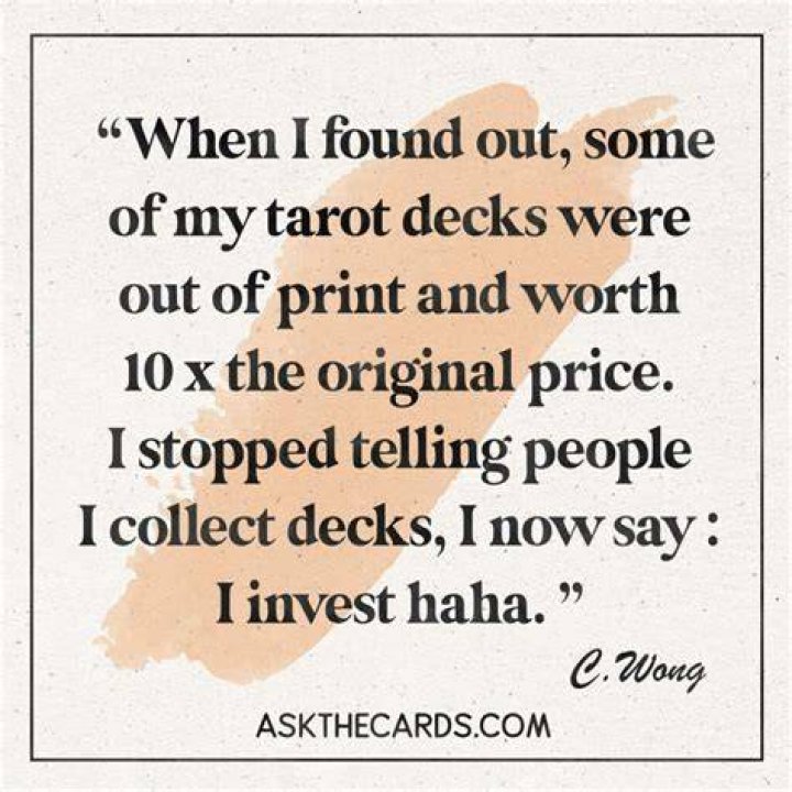 Do people collect decks of cards?