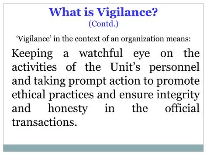 Does vigilance prevent tapping?