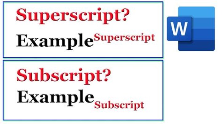 Why subscript tag is used?